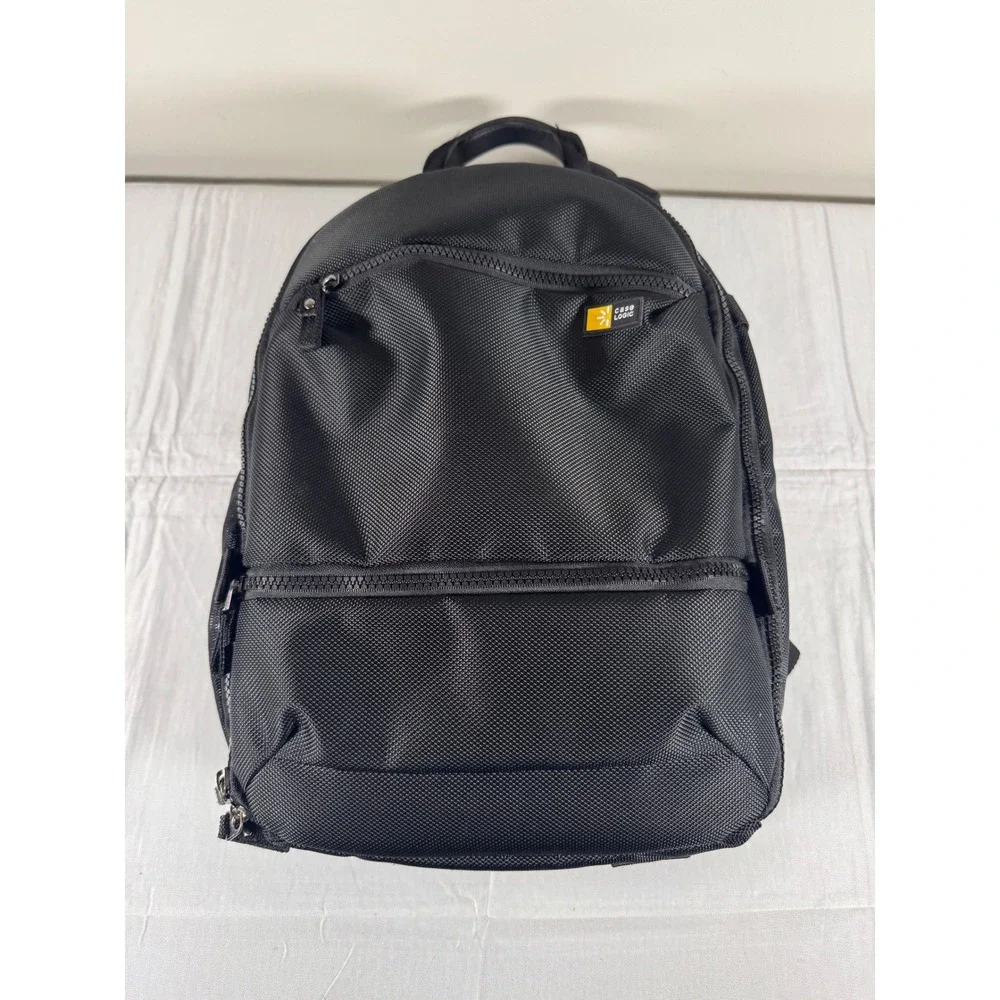 Case Logic Black Ballistic Nylon DSLR Camera Backpack with Padded Dividers